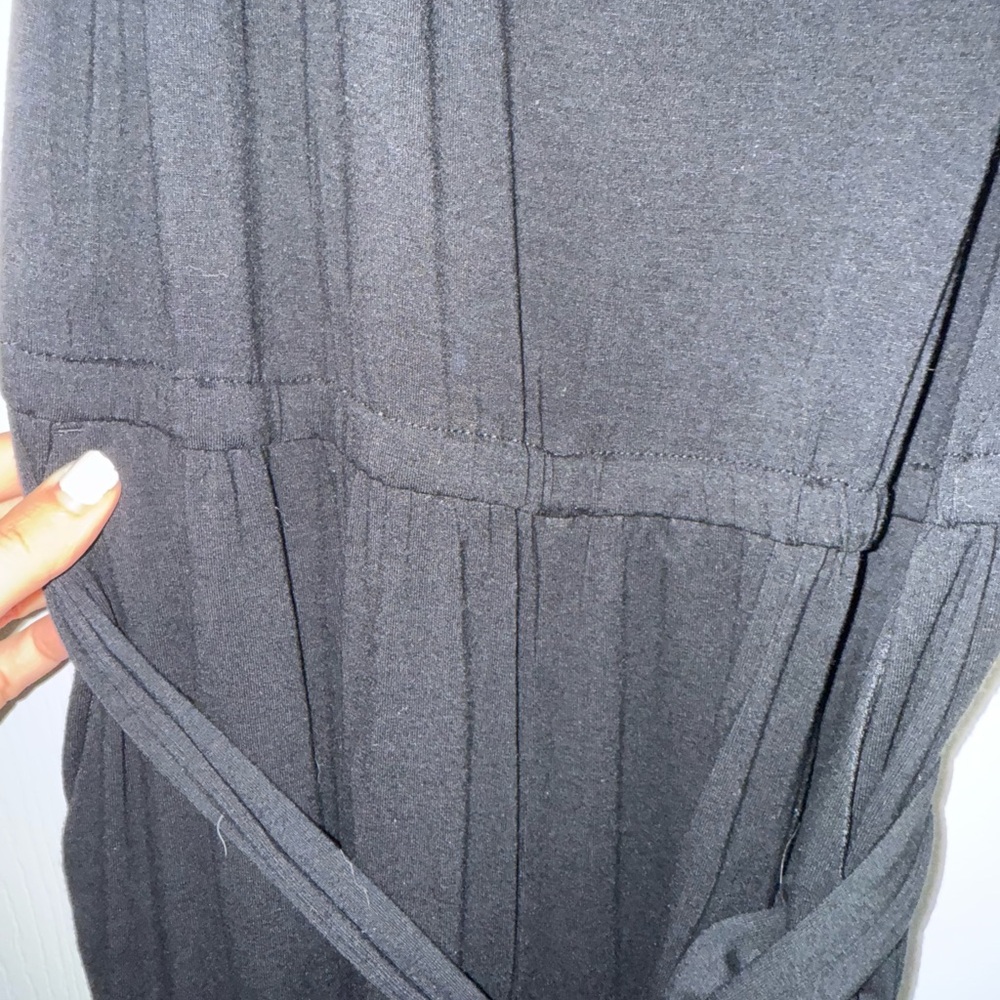 LOFT Classic Black V-Neck Romper - Picture 4 of 5